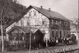 Gasthaus "Zur Linde" im Jahr 1870
